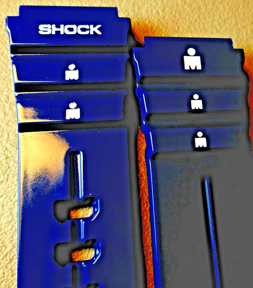 BLUE Timex Ironman Triathlon Shock T5K476 Classic 30 Lap 18mmSport Watch Band - Image 2 of 4