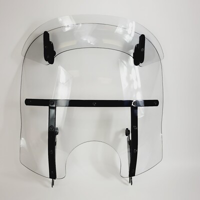 Memphis MDM31508 Drop Top Fats Quick Release Clear Windshield 94-23 Road King