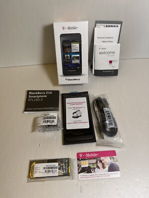 BlackBerry Z10 16GB STL100-3 Black Verizon T-Mobile 4G LTE Sim Smartphone - NEW