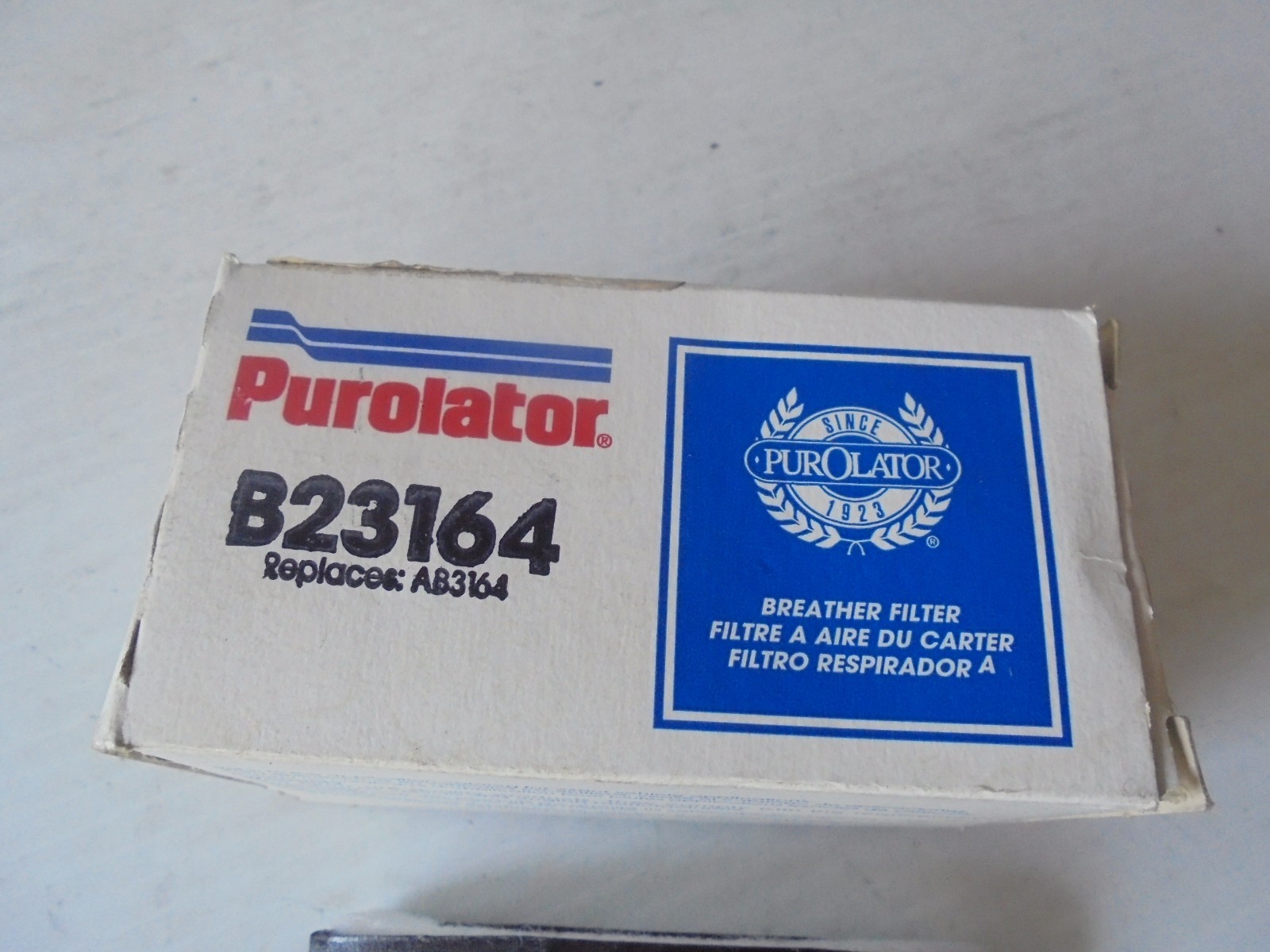 Engine Crankcase Breather ElementVIN 4, CARB, 2BBL Purolator B23164