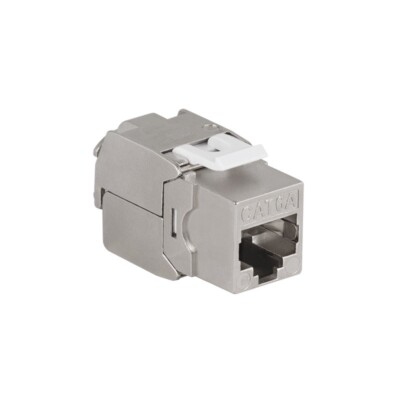 Cat.6A Keystone Modul RJ45 500Mhz STP 22 26 AWG, werkzeuglos, 16,3 mm breit