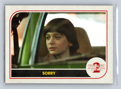 Sorry - 2019 Topps Stranger Things 2 Base  Card # ST-8