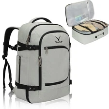 Hynes Eagle 40L Flight Approved Carry on Travel Backpack Large Hand Luggage TSA