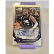 Topps 2025-26 Bowman Chrome Isaiah Collier Utah Jazz Autograph