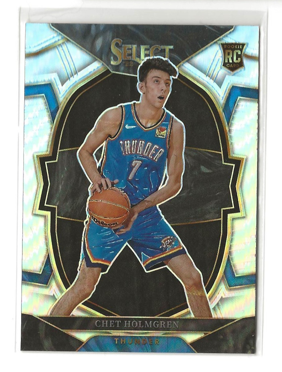 2022-23 Panini Select Concourse Chet Holmgren Silver Prizm (RC) #83