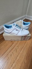 Bowling Shoes NIB Vintage AMF WOMENS SIZE 8 WHITE LEATHER Pink/ Baby Blue