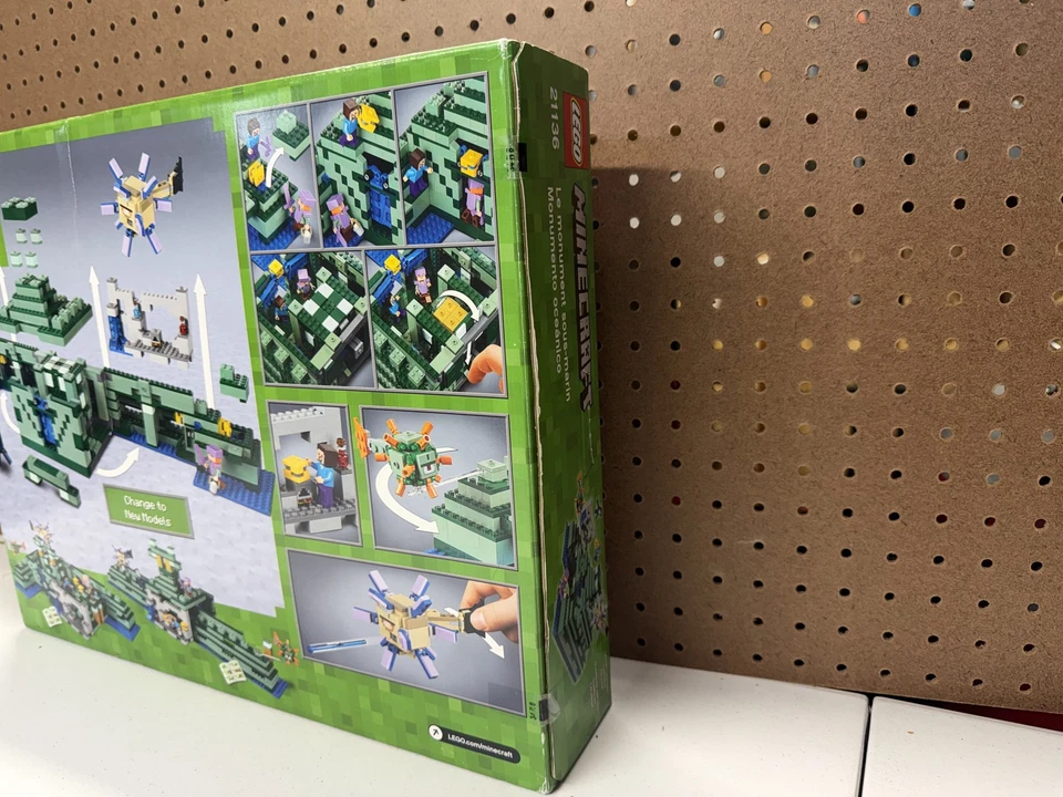 乐高 Minecraft 海洋纪念碑 21136 全新原厂密封盒 — 第 4/4 张图片