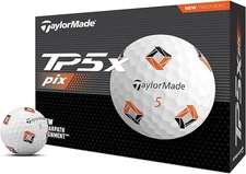 Taylor Made TP5x Pix Golf Balls (White, 12pk) 1dz 2024 NEW
