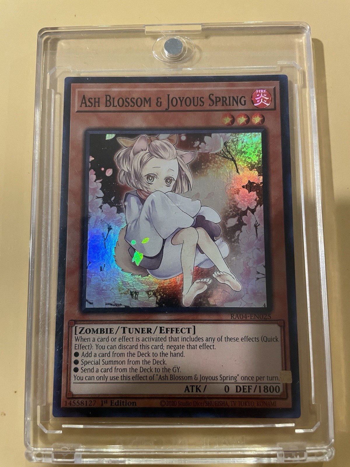 MISPRINT* Ash Blossom & Joyous Spring Super Rare