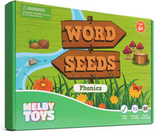 Word Seeds Phonics Game   Fun Reading  Board Games for Kids Ages 4-8, Learn to