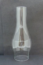 NEW 3” x 10” Clear Glass Oil Kerosene Lamp Chimney Replacement Fitter 4” Bulge