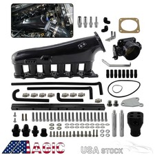 Intake Manifold Fuel Rail 90mm Throttle Body For Nissan Skyline Rb25det R33 2.5l