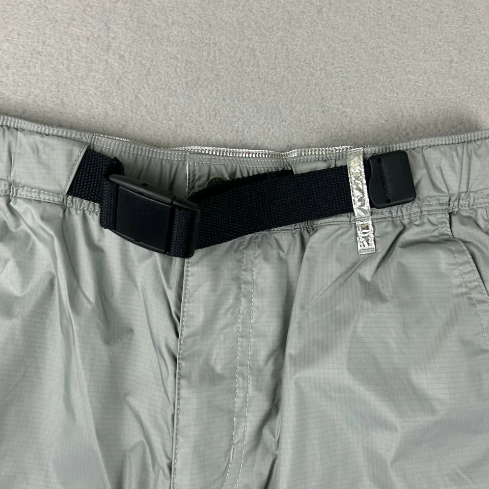 Calça polo esportiva feminina Ralph Lauren XS cinza náilon com cinto elástico cintura jogger - Imagem 4 de 4