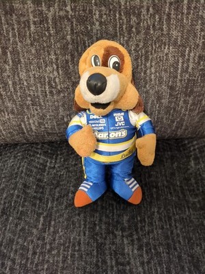 Vintage Aaron's Lucky Dog Plush 2009 Mascot Stuffed Animal Promotional Toy Rare