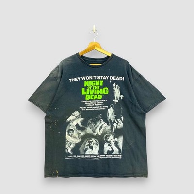 Vintage Distressed Night of the Living Dead T-Shirt Cult Classic Movie Tee XXL