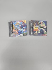 Sony PlayStation 1 Buzz Light Year Of Star Command & Toy Story 2 Ps1 Games