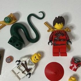 Vintage LEGO NINJAGO Rise Of The Snakes Minifigure Parts & Accessories Lot ~READ