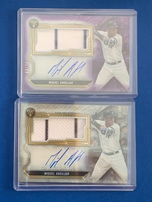 Miguel Andjur - 2020 Topps Triple Threads Autograph Patch - /99 & /75