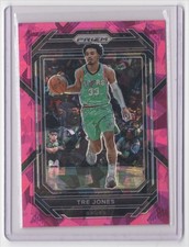 2022-23 Panini Prizm Pink Cracked Ice Prizm Tre Jones San Antonio Spurs #209