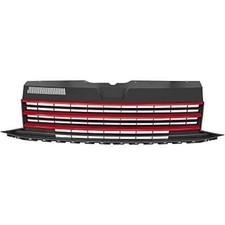 For VW T6 Bus Transporter 2015-2019 Front Grille Sport Grill Grill With Struts Red