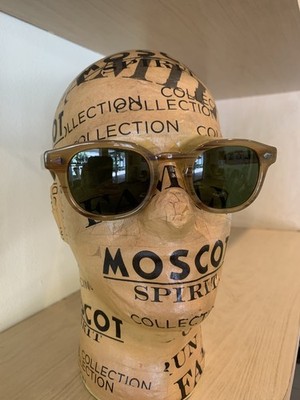 MOSCOT ORIGINALS NYC LEMTOSH BLONDE 46mm Round Sunglasses with