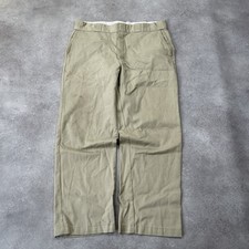 Dickies Cargo Trousers Mens 42" Workwear Utility Relaxed Fit Pants, Beige