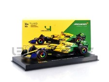 BBURAGO 1/43 - MCLAREN MCL38 - MONACO GP 2024 L. NORRIS 38215N/4-SENNA