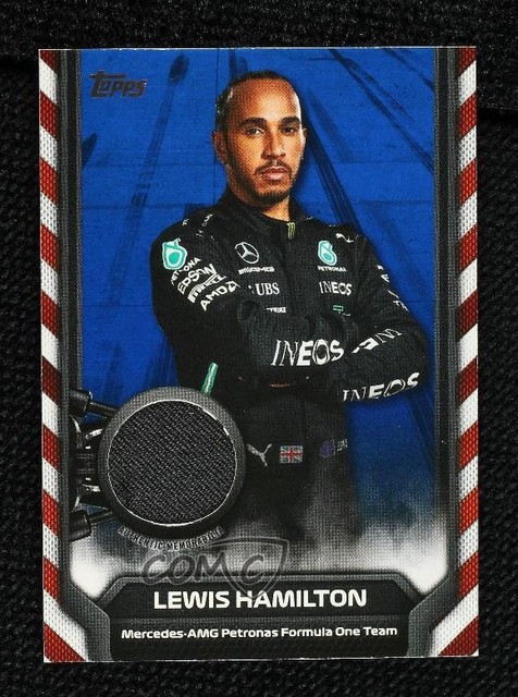 2021 Topps Formula 1 F1 Relics Blue 31/99 Lewis Hamilton #F1R-LW 1w29
