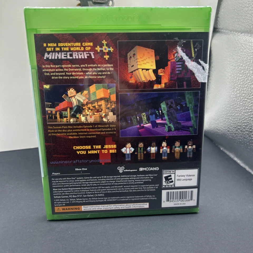 Minecraft: Story Mode- - Xbox One  Factory Seal - Image 2 of 3