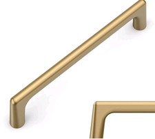 Amerdeco 9 Pack Champagne Bronze Cabinet Pulls 5 Inch 128MM Hole Centers