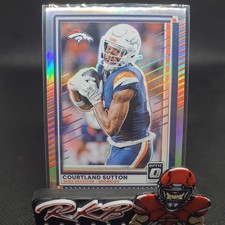 2025 Donruss Optic #200 Courtland Sutton SILVER HOLO PRIZM Broncos Football Card