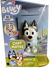Bluey Chat Mates Muffin Talking Toy Figure 10 Phrases - NEW