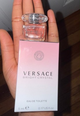 Versace Bright Crystal Eau de Toilette Spray Travel Size 0.17 fl oz