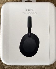 Sony WH-1000XM5 Wireless Over-Ear Bluetooth USB-C Headphones Black w/ Case