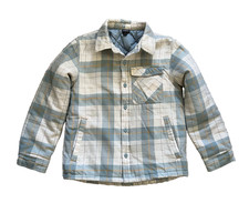 Patagonia Kids Lightweight Insulated Flannel Plaid Fjord Jacket XL 14