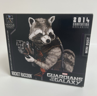 Marvel Gentle Giant Rocket Raccoon Guardians Of Galaxy 2014 Convention Mini Büste