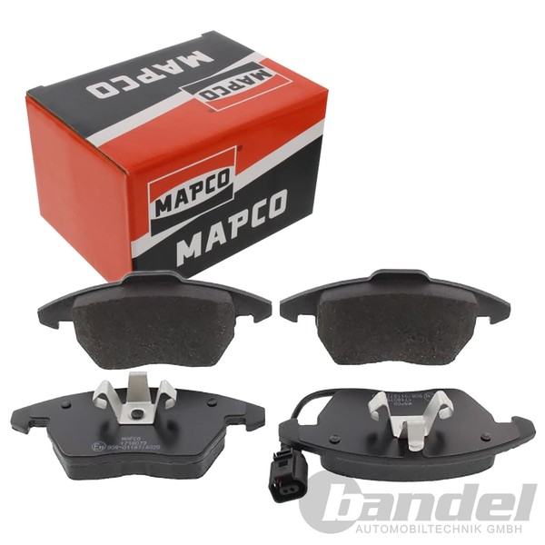 Mapco Hps-Carbon-BremsbelÄGe Vorne Passend FüR Audi A1 A3 Tt Seat Altea Ibiza Le-image