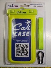 CaliCase Universal Waterproof Floating Phone Pouch - Yellow Glow in Dark