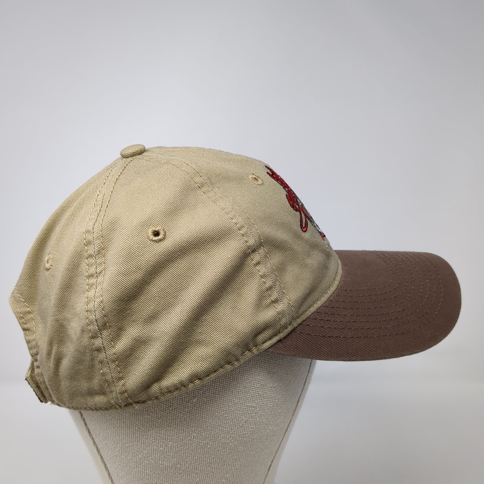 Get Hooked Bass Strapback Baseball Cap Brown One … - image 5