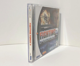 Fighting Force 2 (Sega Dreamcast, 1999) Complete w/ Reg. Card CIB Tested & Works