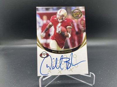Will Blackmon 2006 Press Pass Autographs Gold NNO #/100 Boston College Eagles