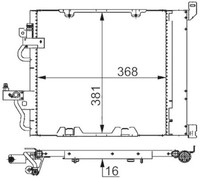 Mahle Kondensator Klimaanlage Klimakondensator KlimaküHler Behr Ac 376 000S