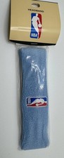 NBA Headband Mens One Size Carolina Blue Basketball Logoman Terry Sweatband