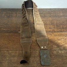 Cintura pistola Underberg vintage in pelle scamosciata