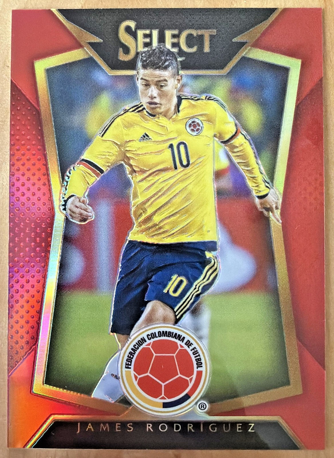 James Rodriguez 2015-16 Panini Select Red Prizm /199 Colombia #77