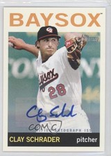 2013 Topps Heritage Minor League Edition Real One Clay Schrader #ROA-CS Auto 2x6