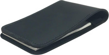 Boston Leather Memo Pad Cover Holder, 3 X 5 Inch Pocket Notebook