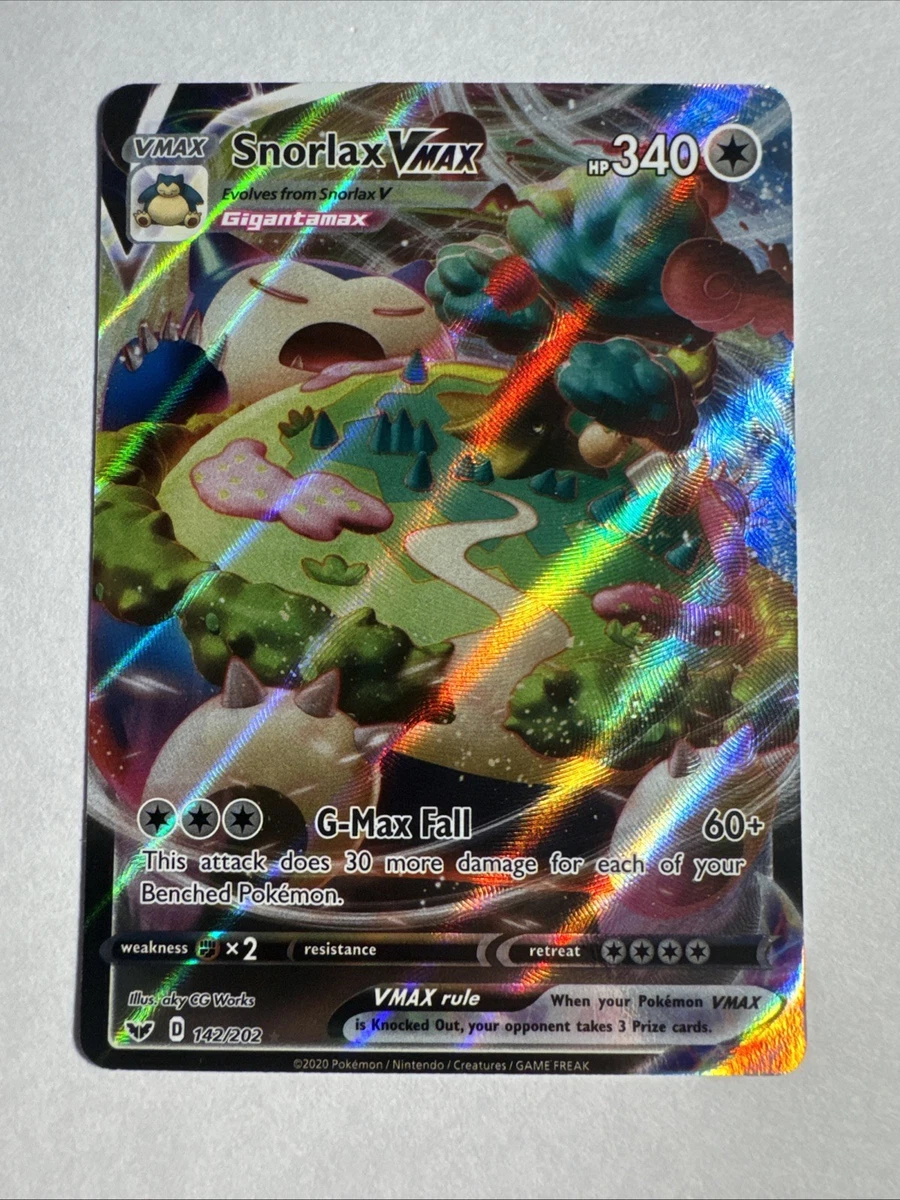 snorlax vmax pokemon card value - - 142/202 - Sword and Shield : Buy Online at Best Price in KSA Weakness Fighting 2 Resistance None None Retreat Cost Snorlax VMAX RRR 046/060 s1H