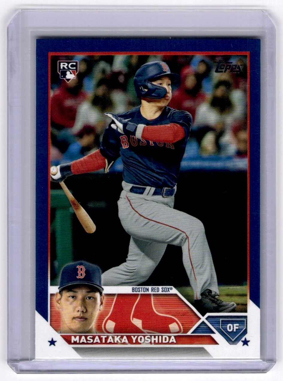 2023 Topps Masataka Yoshida Rookie Boston Red Sox #471 Blue Retail