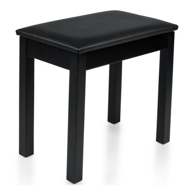 Gator GFW-KEYBENCH Frameworks Deluxe Wooden Piano Bench, Black